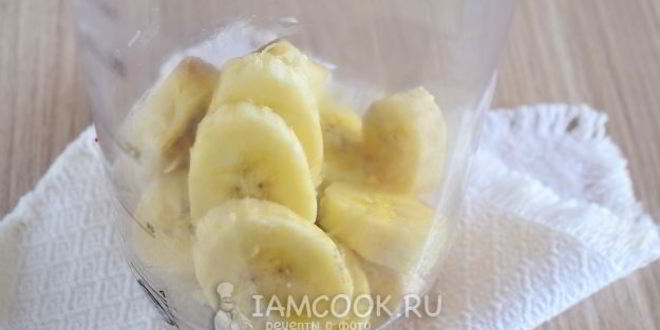 Рецепт шоколадного смузи с бананом и кокосовым молоком