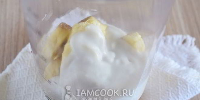 Рецепт шоколадного смузи с бананом и кокосовым молоком