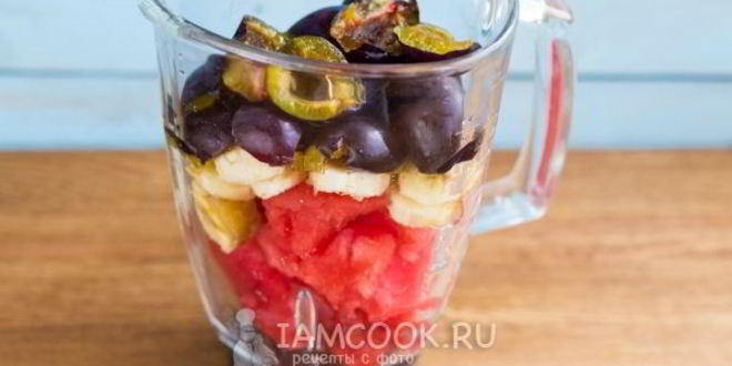 Рецепт смузей из арбуза