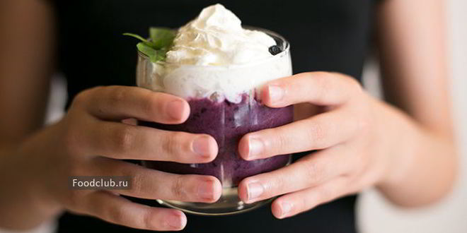 Рецепт смузей из дыни с черникой