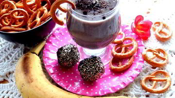 Рецепт Смузей Лен с какао