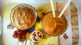 Рецепт Смузей с бананами и курагой