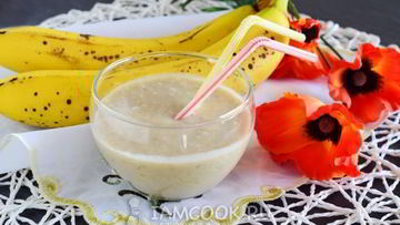Рецепт Смузей с бананом и кокосовым молоком