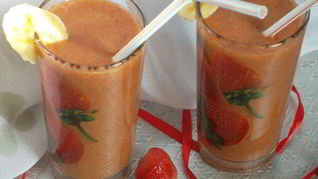 Рецепт Смузей с бананом и зеленым чаем