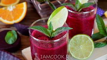 Рецепт Смузей с печеной свеклой