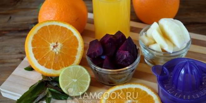 Рецепт смузей с печеной свеклой