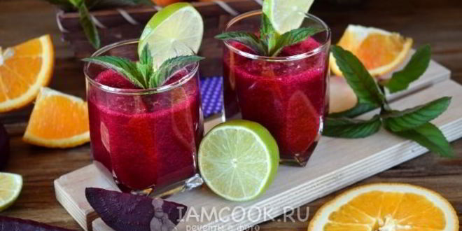 Рецепт смузей с печеной свеклой