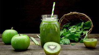 Рецепт Смузей с зеленым чаем и яблоком