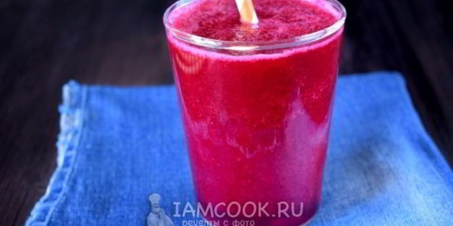 Рецепт смузей со свеклой, морковью и яблоком