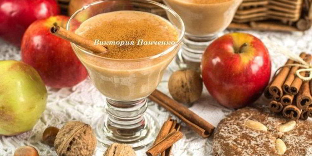 Как приготовить смузи яблочный пирог