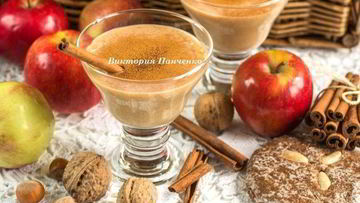 Рецепт Смузей Яблочный пирог