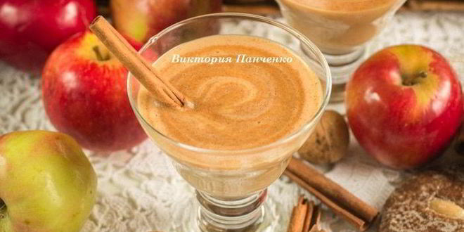 Рецепт смузей яблочный пирог
