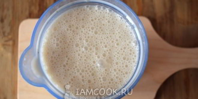 Рецепт тропического смузи с кокосовым молоком