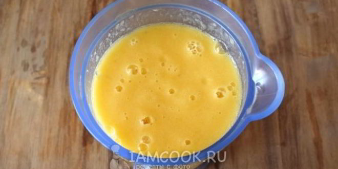 Рецепт тропического смузи с консервированным манго и ананасом