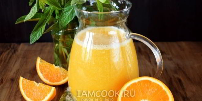 Рецепт тропического смузи с консервированным манго и ананасом