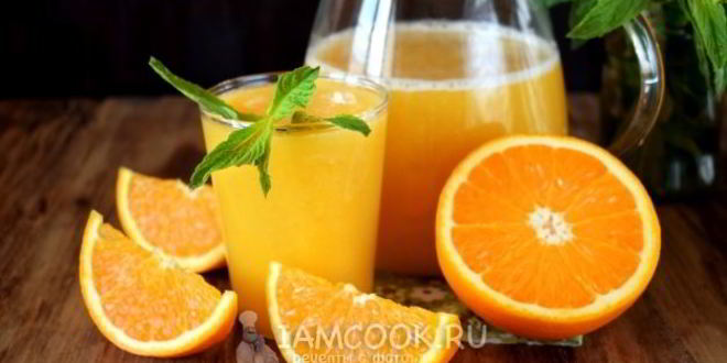 Рецепт тропического смузи с консервированным манго и ананасом