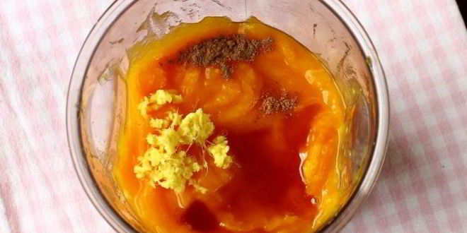 Рецепт тыквенно-цитрусового смузи с имбирем