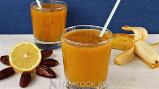 Рецепт Тыквенного смузи с финиками