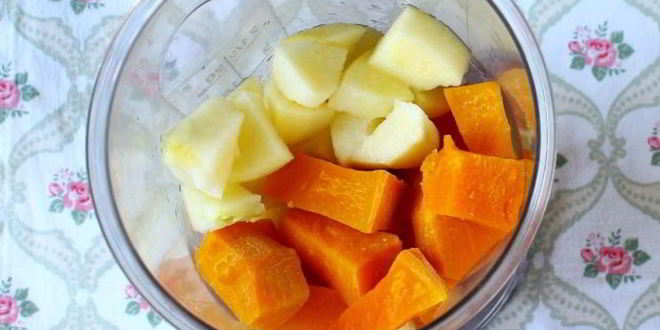 Рецепт тыквенного смузи с яблоками