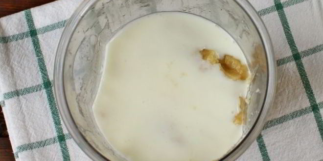 Рецепт яблочно-бананового смузи с имбирем