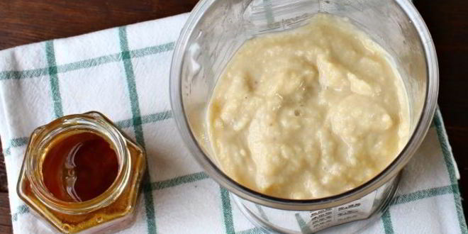 Рецепт яблочно-бананового смузи с имбирем