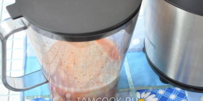 Рецепт сока из свежих овощей с яблоком