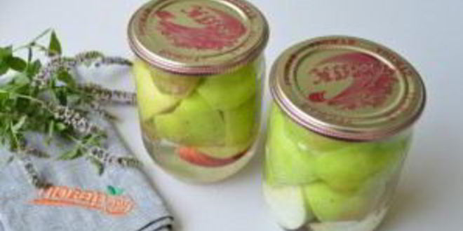 Рецепт яблок в сиропе на зиму