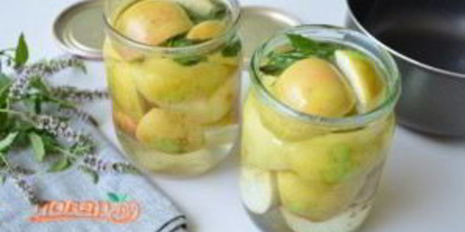 Рецепт яблок в сиропе на зиму