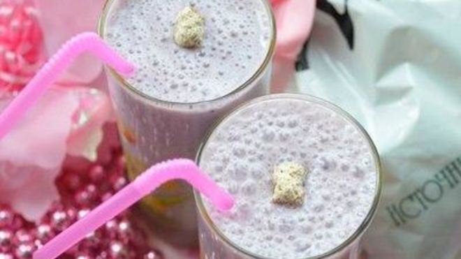 Рецепт Ягодного коктейля с отрубями