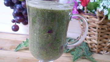 Рецепт Зеленого коктейля с виноградом