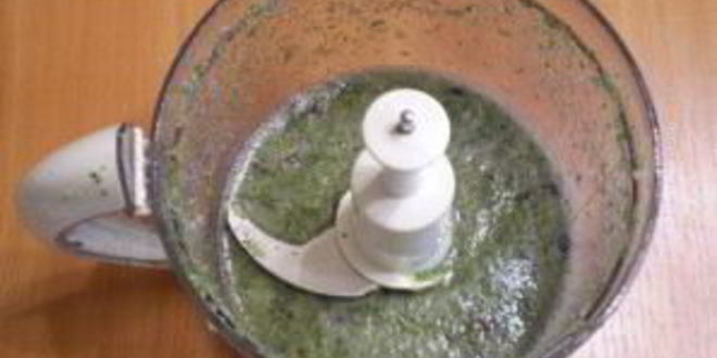 Рецепт зеленого коктейля с виноградом