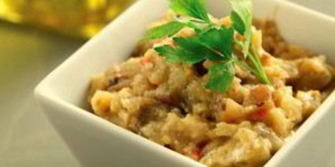 Рецепт греческого салата из баклажанов