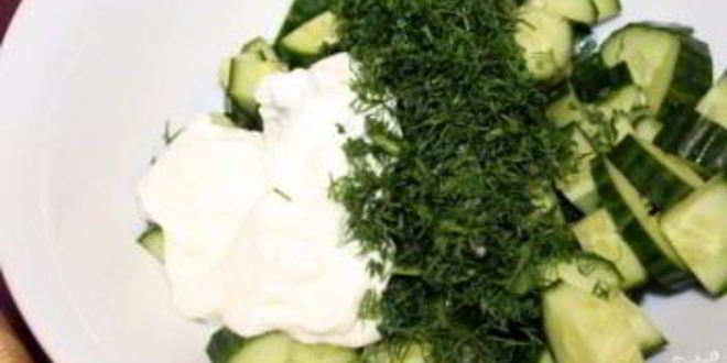 Рецепт греческого салата из огурцов