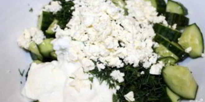 Рецепт греческого салата из огурцов