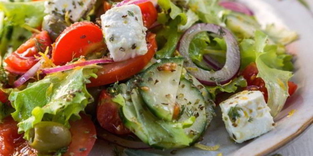 Как приготовить греческий салат классический с брынзой