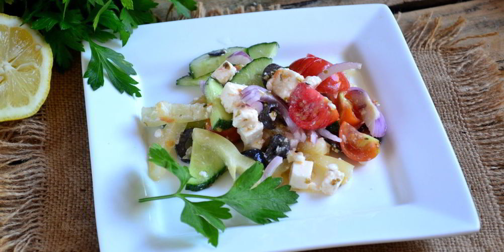 Как приготовить греческий салат классический