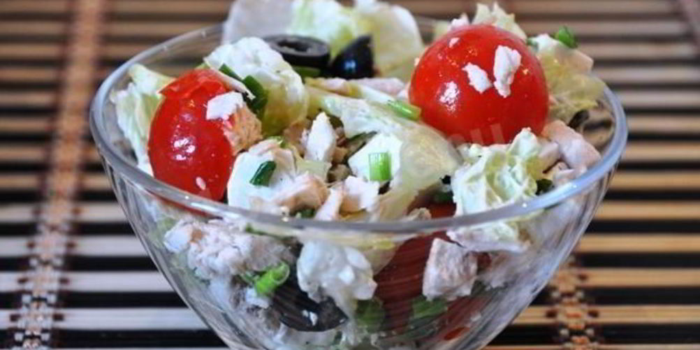 Как приготовить классический греческий салат с курицей