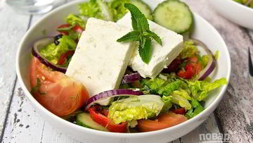 Рецепт Легкого салата Греческого