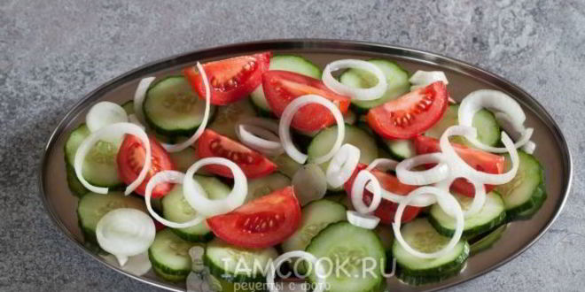 Рецепт простого греческого салата по-гречески