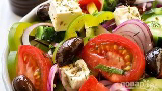 Рецепт Салата Греческого классического простого