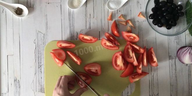 Рецепт салата греческого с брынзой классический