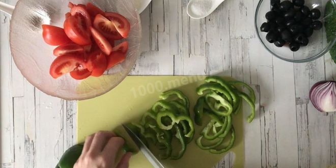 Рецепт салата греческого с брынзой классический