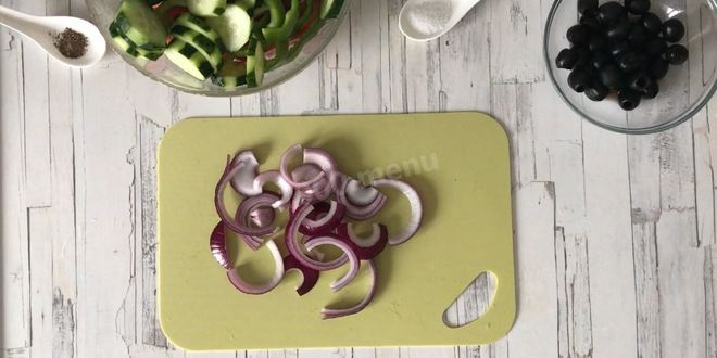 Рецепт салата греческого с брынзой классический