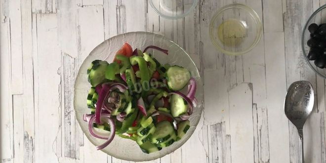 Рецепт салата греческого с брынзой классический