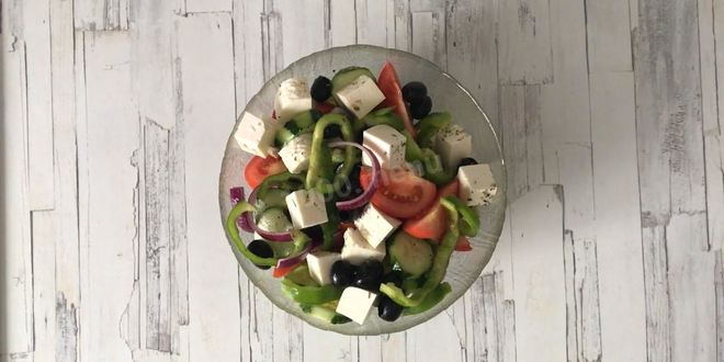 Рецепт салата греческого с брынзой классический