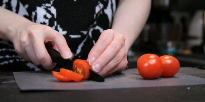 Рецепт салата из гречки с баклажаном