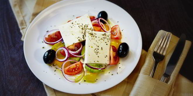 Рецепт салата в греческом стиле