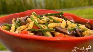 Рецепт Грибного салата со спаржей