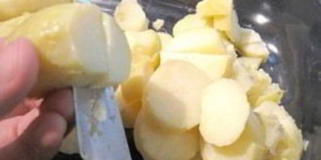 Рецепт интересного картофельного салата