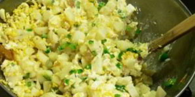 Рецепт картофельного салата на гарнир